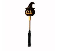 Bâton lumineux en forme de citrouille clignotant pour Halloween - Jouet à secouer avec effet de lumière - Bâton de citrouille lumineux pour Halloween - Accessoire pour fantômes lumineux - Esprit