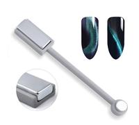 Bâton Magnétique Magique À Double Extrémité Pour Nail Art 3d ?Il De Chat En Gel ¿ Parfait Pour Un Usage En Salon Ou À Domicile
