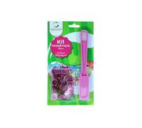 Baton magnetique Ramasse Jetons + 100 pions loto aimante - Couleur Rose - Accessoires Joueurs - Set Jeu Bingo, Quine et carte