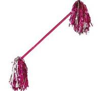 Bâton de Majorette - FIESTAS GUIRCA - 60 cm - Couleur Aléatoire - Franges Métallisées