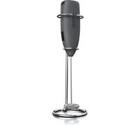 Bâton mousseur à lait Arendo électrique, mousse de lait chaude et froide, pour latte macchiato, cappuccino et cacao, gris