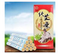 Baton Moxa Armoise Pure,Moxibustion It Instrument Moxibustion Cuivre 12-en-1 (Boîte), Inclus 10 Bâtons Moxa(Moxa)