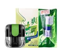 Bâton nasal d'aromathérapie | Boîte à bâtons de vapeurs d'énergie de conception de pince-nez | Parfum stimulant, l'inhalateur nasal mains libres à vapeurs d'énergie une sensation de fraîcheur, augment