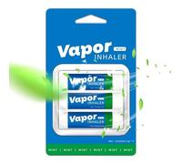 Bâton nasal - Paquet de 3 inhalateurs d'aromathérapie | Spray désodorisant naturel pour la respiration du nez, huile rafraîchissante pour adultes, hommes et femmes, voyage, maison, bureau