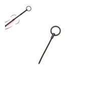 Bâton oculaire mâle en silicone Fitness Dilatateur Sonde urétrale 3 tailles F07 (S)