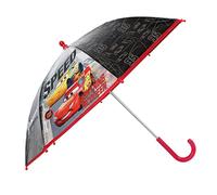 Bâton Parapluie | Disney Cars | noir & transparent | Parapluie Enfant