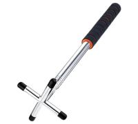 Bâton Pont de Queue de Billard Rétractable Bâton de pont de queue de Billard télescopique en acier inoxydable, avec tête de pont, Kit de support de remplacement for Billard court(1 Rod 1 Cross Head)