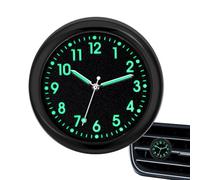 Bâton pour grille d'aération de voiture - Horloge analogique pour tableau de bord de voiture, petite horloge analogique à quartz, horloge de rechange automobile à quartz lumineux pour tableau de bord