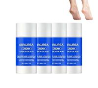 Bâton pour les pieds à 60% d'urée, bâton et traitement pour les talons fissurés, dissolvant de callosités pour les pieds, crème baume pour les pieds dissolvant pour peaux mortes (4PCS)