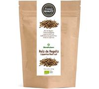 Bâton Réglisse BIO pour Infusions écrasé - 100% Naturel - Boîte de 200 g Fraîcheur et Conservation Maximales - Certification Biologique - Idéal pour Tisane de Réglisse - Vegan