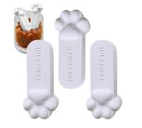 Bâton Séchant, Absorbeur d'Humidité en Forme de Patte de Chat, 3 Pièces Réutilisable pour Nourriture Animale en Diatomée Maison Chambre Extérieur
