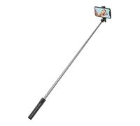 Bâton selfie WHS1Y trépied télescopique 1m avec support de téléphone - noir