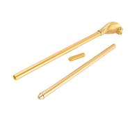 Bâton serpent doré vaudou cobras serpents canne de pharaons égyptiens staffs sorcier sorcière sceptres baguette Halloween Cosplay costume style égyptien personnel ou sceptres