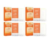 Bâton Solaire Invisible Fit SPF50, Protection UV, Contrôle De L'huile, Léger, Non Gras, Portable, Solide(4pcs)