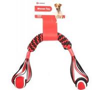 Flamingo JCHIEN MOVAS BÂTON TISSÉ avec Balle DE Tennis Rouge/Noir 55CM