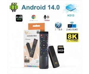 Bâton TV intelligent TV98 ATV X9, système Android 14, puce Allwinner H313, prend en charge la mise à niveau OTA, 64 Go de stockage, prend en charge la résolution 8K/4K, lecteur multimédia, Wi-Fi 4G/5G