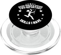 Baton Twirler and Sarcasm Baton Twirling PopSockets PopGrip pour MagSafe