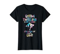 Baton Twirler Majorette Twirling Girl Danse Baton Gymnastique T-Shirt