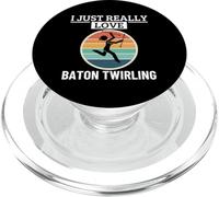 Baton Twirling Baton Twirling Baton Twirler Baton Twirler PopSockets PopGrip pour MagSafe