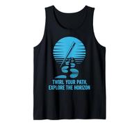 Baton Twirling Horizon Design - Twirl Your Path Débardeur