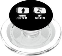 Baton Twirling Your Sister My Sister Baton Twirler PopSockets PopGrip pour MagSafe