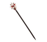 Bâtonnet à Cheveux Ancien Perlé en Bois, Style Rétro Élégant | Accessoire pour Coiffure, Fête et Style Antique, pour Fille et Amie, Simple, Chic, Unique