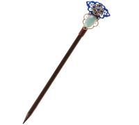 Bâtonnet à Cheveux Fleuri en Bois Style Antique pour Femmes | Ornement Rétro Léger, Accessoire Élégant pour Chignon, Adapté aux Bals, Anniversaires et Coiffures Féminines