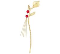 Bâtonnet à Cheveux Tulipe Or, Style Chinois Ancien, Alliage