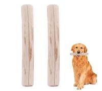 Bâtonnet à Mâcher en Bois de Café pour Chien Jouet Double pour Chien | Naturelles pour Mâcheur Agressif Destinées à l'Exercice de Dentition des Chiots et à l'Enrichissement des