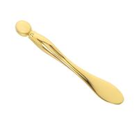 Bâtonnet de Massage des Yeux en Alliage de Zinc, Mini Cuillère Cosmétique | Crème et Cosmétiques, Format Compact et Portable, Usage Simple, Coloris Or, pour Dames et Filles