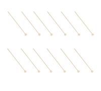 Bâtonnet Décoratif en Bois Beige 100 Pièces pour Sucette Factice