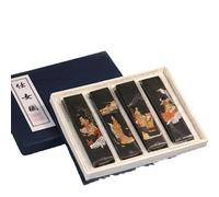 Bâtonnet d'encre colorée for peinture chinoise, encre fumée de pin for calligraphie pratique et étude for débutants, 1 pièce