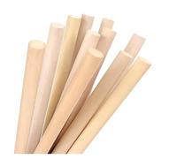 Batonnet En Bois 100pcs 10cm Dowel Rods Wood Sticks, Wooden Round Natural Precut Hardwood Stick For DIY Craft Painting Tiered Cake Support
