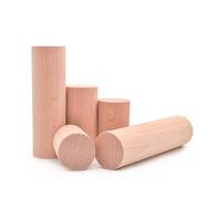 Batonnet En Bois 10pcs Round Wood Chips Beech Solid Wood Stick Building Block Pile Wood Children DIY Handmade Model Dia1/2/4/5cm Height1-9cm(Dia4.5CM,Height 4cm-10pcs)