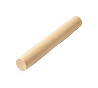 Batonnet En Bois 20-40Pcs Dia10mm Solid Round Wood Length 50mm-400mm DIY Construction Material Building Model Fine Wooden Strips(50x10mm,20pcs)