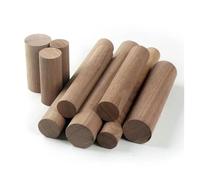 Batonnet En Bois Black Walnut Dowel Pins Wood Lumber Turning Blanks Round Stick Sizes Diy Wood Blanks(200x50mm 1piece)