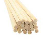 Batonnet En Bois Lot de 10 bâtons en bois for bricolage, artisanat, engrenages, piquets, arbres à poteaux doux, outils Pour Maquette
