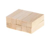 Batonnet En Bois Lot de 10 blocs sculpture sur bois 50/80 mm, chevilles plates for modélisme Pour Maquette(50mm)