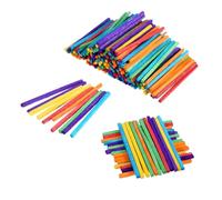 Batonnet en Bois Lot de 200 bâtonnets en bois colorés for puzzle 3D, 4,2 cm long