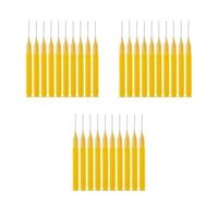 Bâtonnet Interdentaire 8 à 40 brossettes interdentaires, fil dentaire, cure-dents, brosse for appareils orthodontiques, outil de nettoyage des dents pour Nettoyer(Yellow 24PCS)