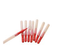 Bâtonnet Interdentaire Boîte de 50 brossettes interdentaires 0,5 mm for nettoyer les espaces et assurer une bonne hygiène buccale pour Nettoyer(Red)