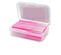 Bâtonnet Interdentaire Lot de 30 brossettes interdentaires, fil dentaire et cure-dents for une hygiène bucco-dentaire optimale pour Nettoyer(Pink)