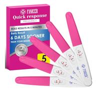 Bâtonnet Ultra Sensible Pour Détection Précoce, Lot de 5 Unités Avec Résultats Rapides Et Haute Précision, Autotest Pratique Simple à Utiliser Pour Usage Domestique Quotidien (Rose)