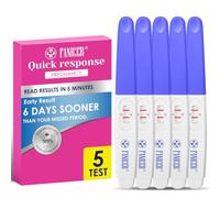 Bâtonnet Ultra Sensible Pour Détection Précoce, Lot de 5 Unités Avec Résultats Rapides Et Haute Précision, Autotest Pratique Simple à Utiliser Pour Usage Domestique Quotidien (Bleu)