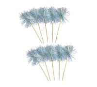 Bâtonnets À Gâteau En Bois Colorés 10 Pièces Insertion Supérieure De Guirlandes Pour Anniversaire Célébration De Mariage Et Projet D'artisanat Pour Accessoires Arc-en-ciel