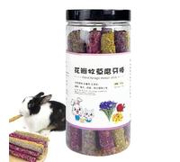 Bâtonnets À Mâcher Pour Lapins - Jouets À Ronger Pour Petits Animaux En Foin - Friandises Aliments Jouets Pour Dents Petits Animaux Écureuil Chinchilla Interactif Extérieur