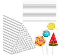 Bâtonnets Cake Pop Acrylique, 100 pcs Bâtonnets Cake Pop, Bâtons Transparents Réutilisables Pour Sucettes de Gâteaux, Pour Fabrication de Biscuits, Desserts et Chocolats