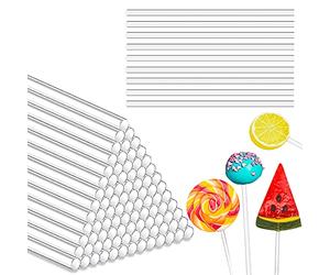 Bâtonnets Cake Pop Acrylique, 100 pcs Bâtonnets Cake Pop, Bâtons Transparents Réutilisables Pour Sucettes de Gâteaux, Pour Fabrication de Biscuits, Desserts et Chocolats