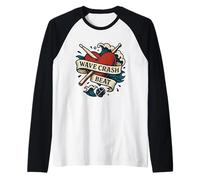 Bâtonnets cardiaques Wave Crash Beat Manche Raglan