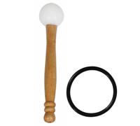 Bâtonnets de Bol Chantant en Bois Anneau en Caoutchouc, Lot de Set | Maillet à Bol en Cristal, Léger et Facile à Transporter, pour Relaxation et Fête D'anniversaire